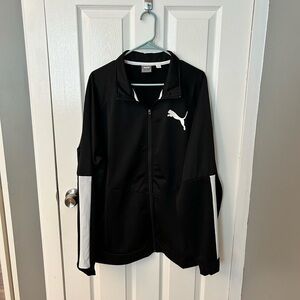 Puma Black and White Bomber Jacket Casual Style / Gently Used